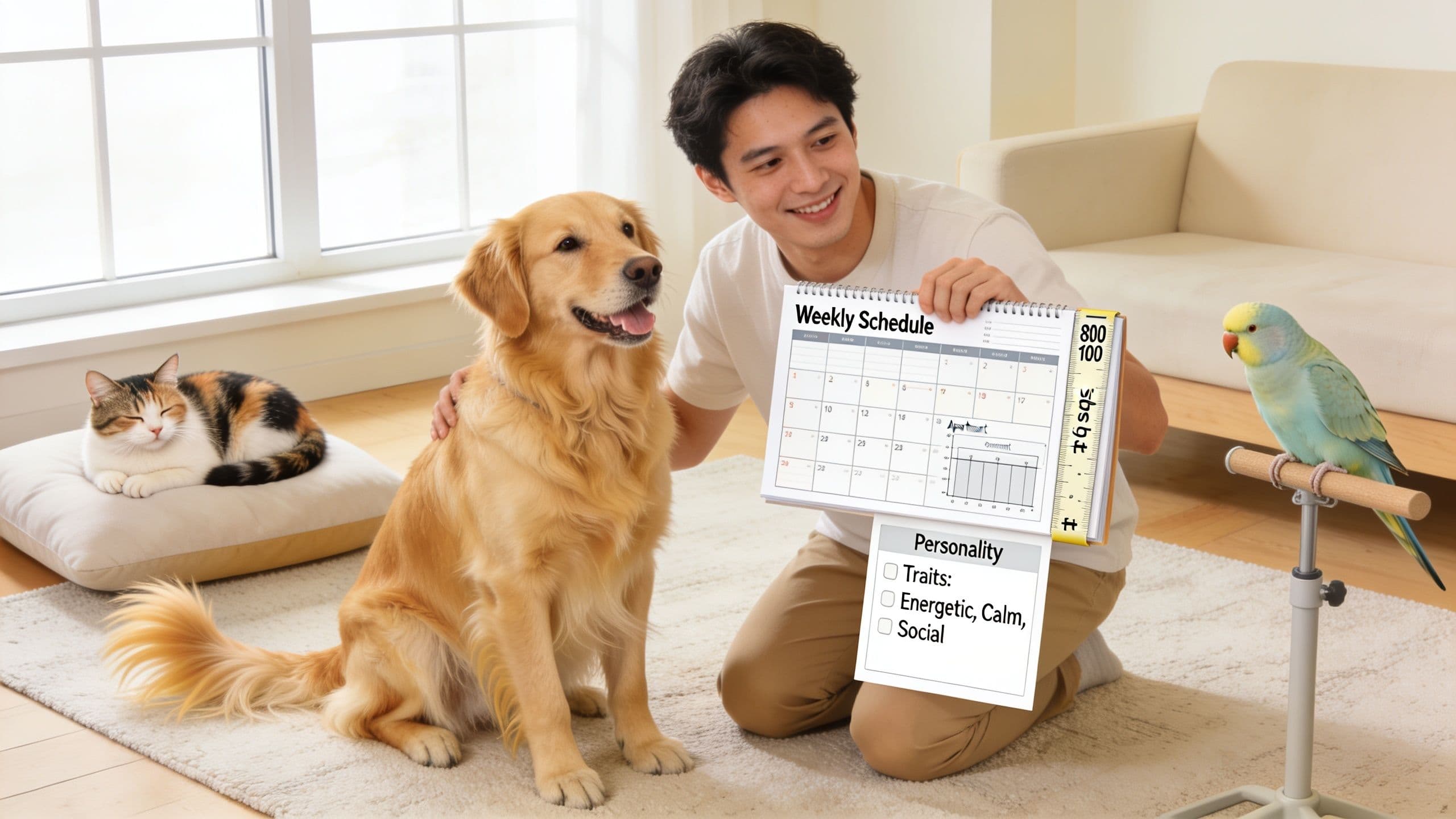 Editorial hero image for Choosing the Right Pet for Your Lifestyle: Making a Match That Lasts