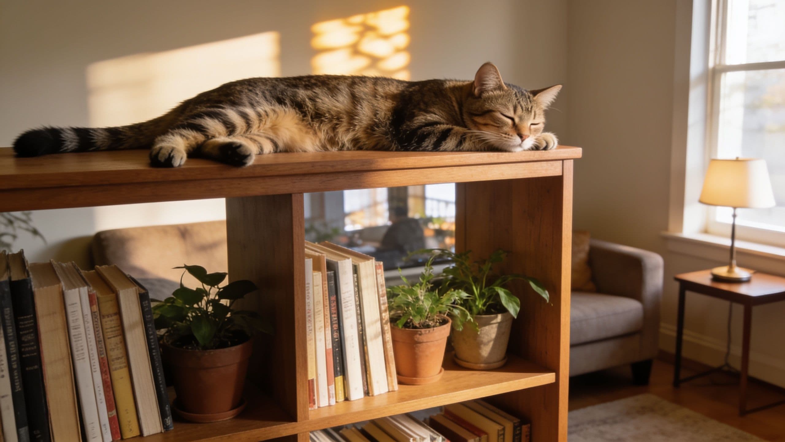 Editorial hero image for Cats on High Ground: The Everyday Logic Behind Elevated Hangouts
