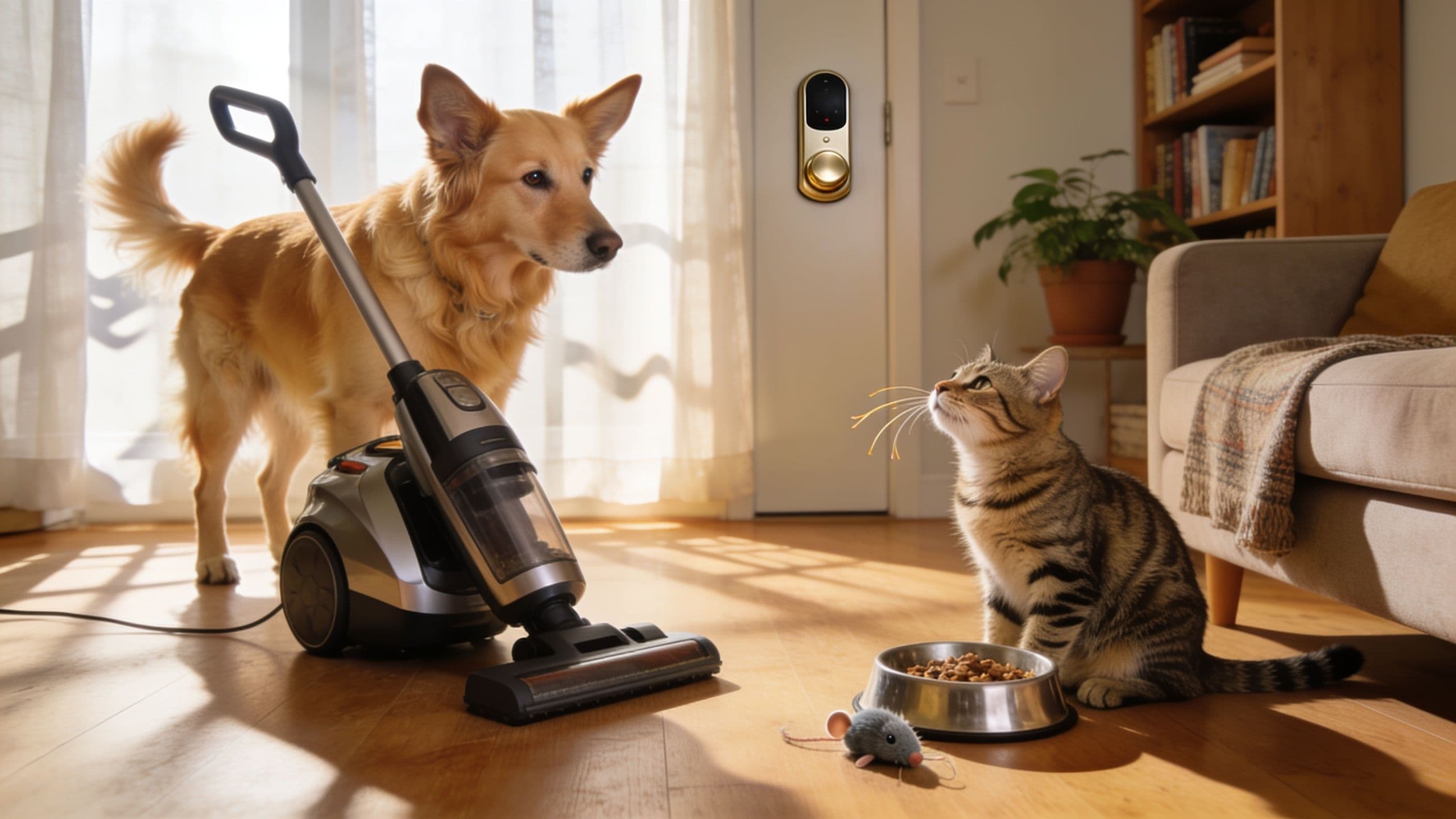 Editorial hero image for From Vacuum to Visitors, Pets Create a Home Noise Ranking Fast
