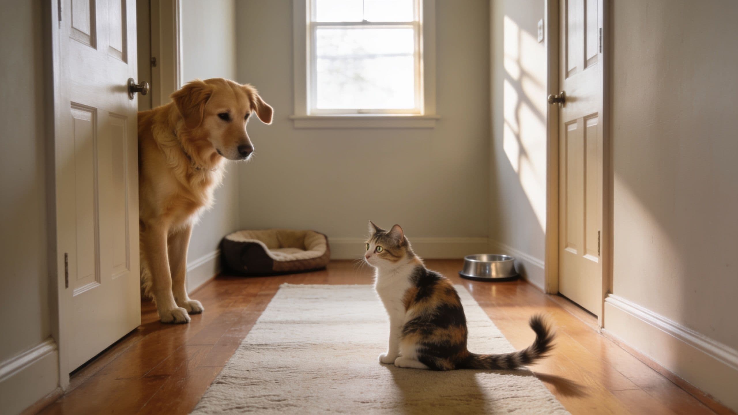 Editorial hero image for For Pets, the Hallway Is a Social Border Rather Than Just a Passage