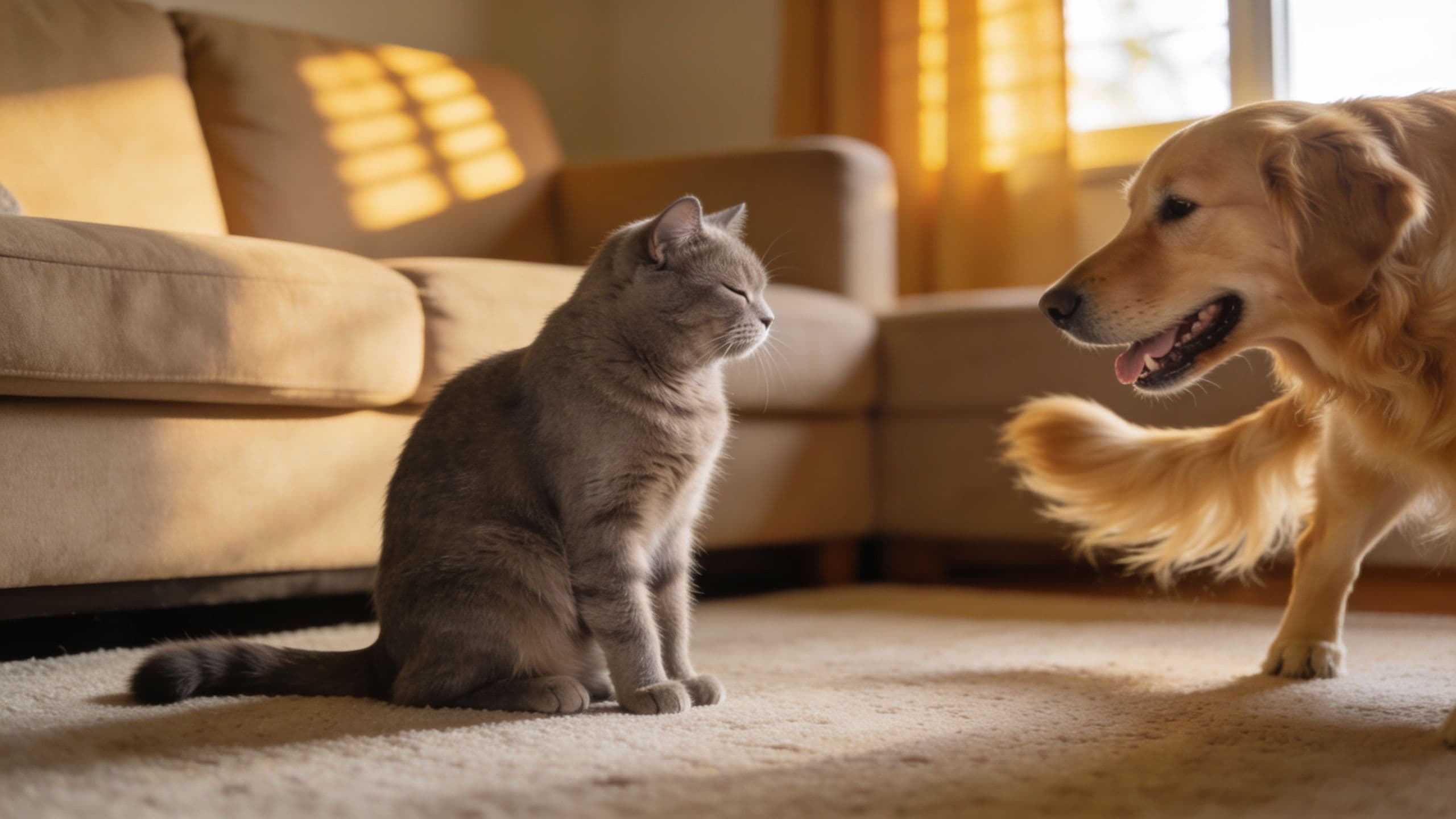 Editorial hero image for Compared With Dogs, Cats Often End a Social Moment More Politely