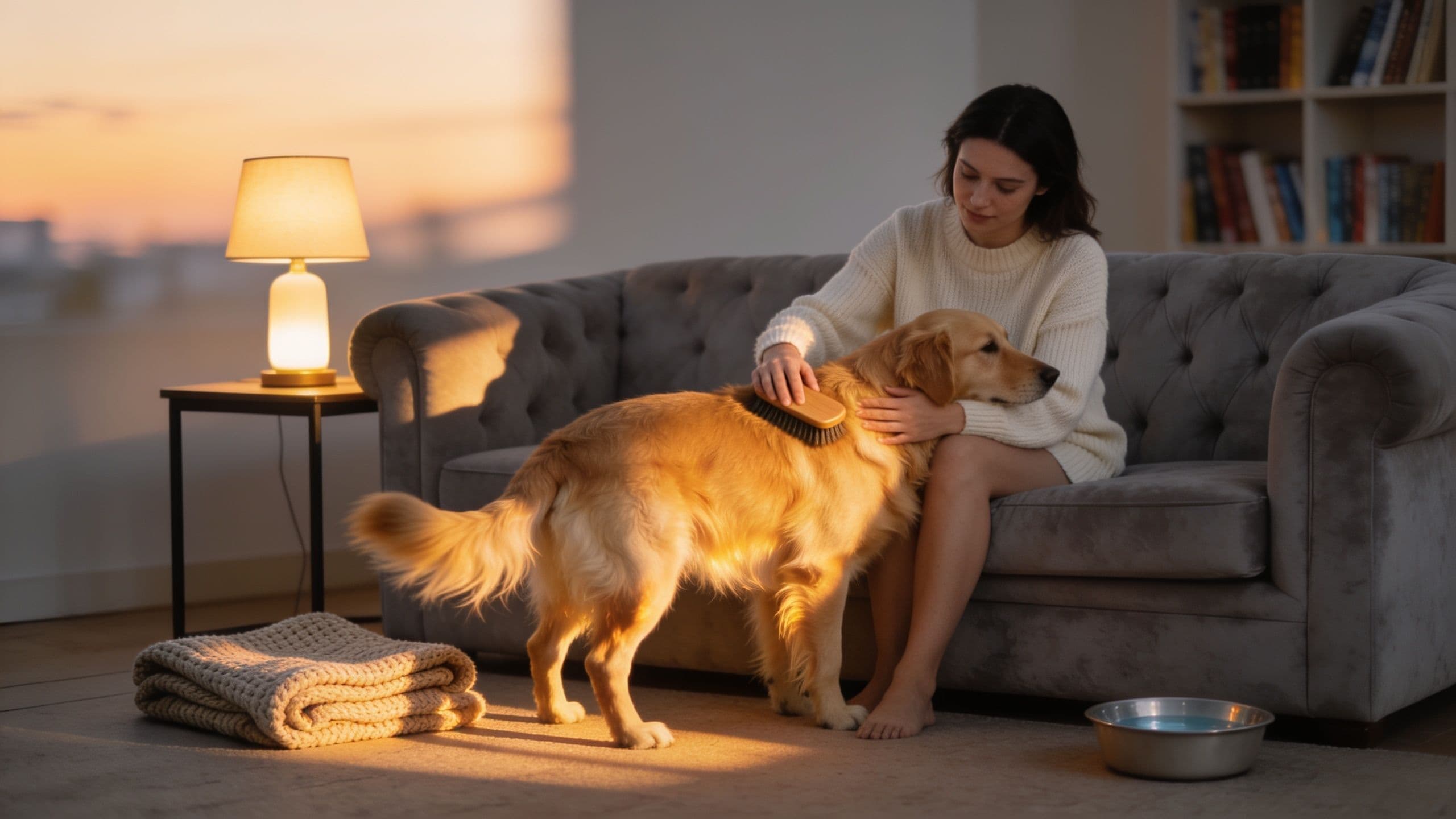 Editorial hero image for A Shared Evening Ritual Can Strengthen Life With a Pet