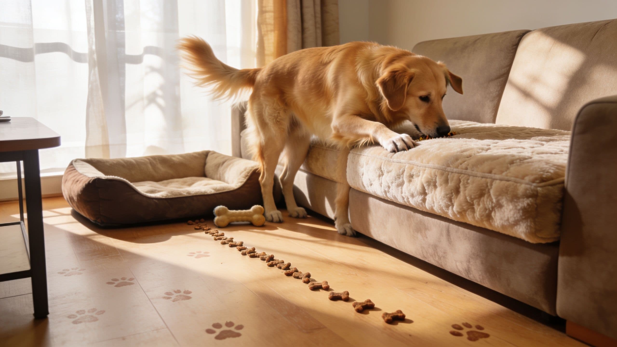 Editorial hero image for How to Help Pets Adjust to a New Sofa or Rearranged Room