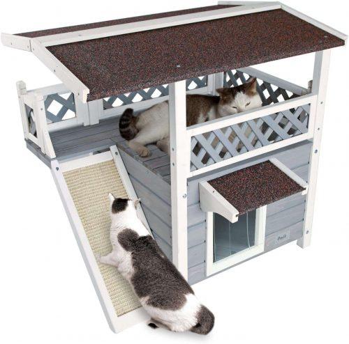  Petsfit Cat House for Outdoor Cats 
